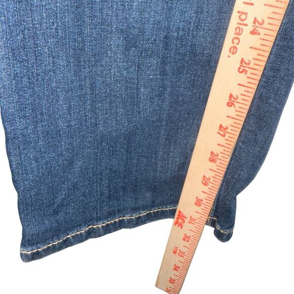 Ariat Sz 32R REAL Denim Bootcut Jeans Whipstitch Western Cowgirl Workwear - Picture 7 of 11